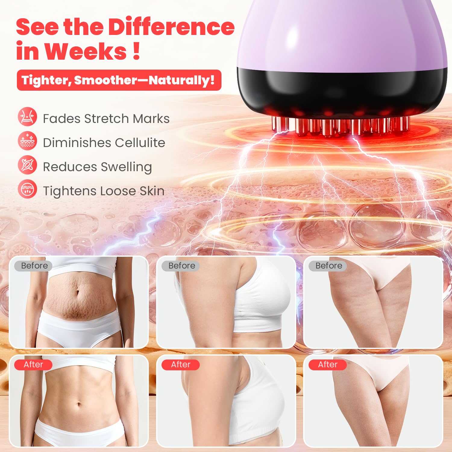 AIHEU ergonomic 4-in-1 massage tool designed for easy use and comfort