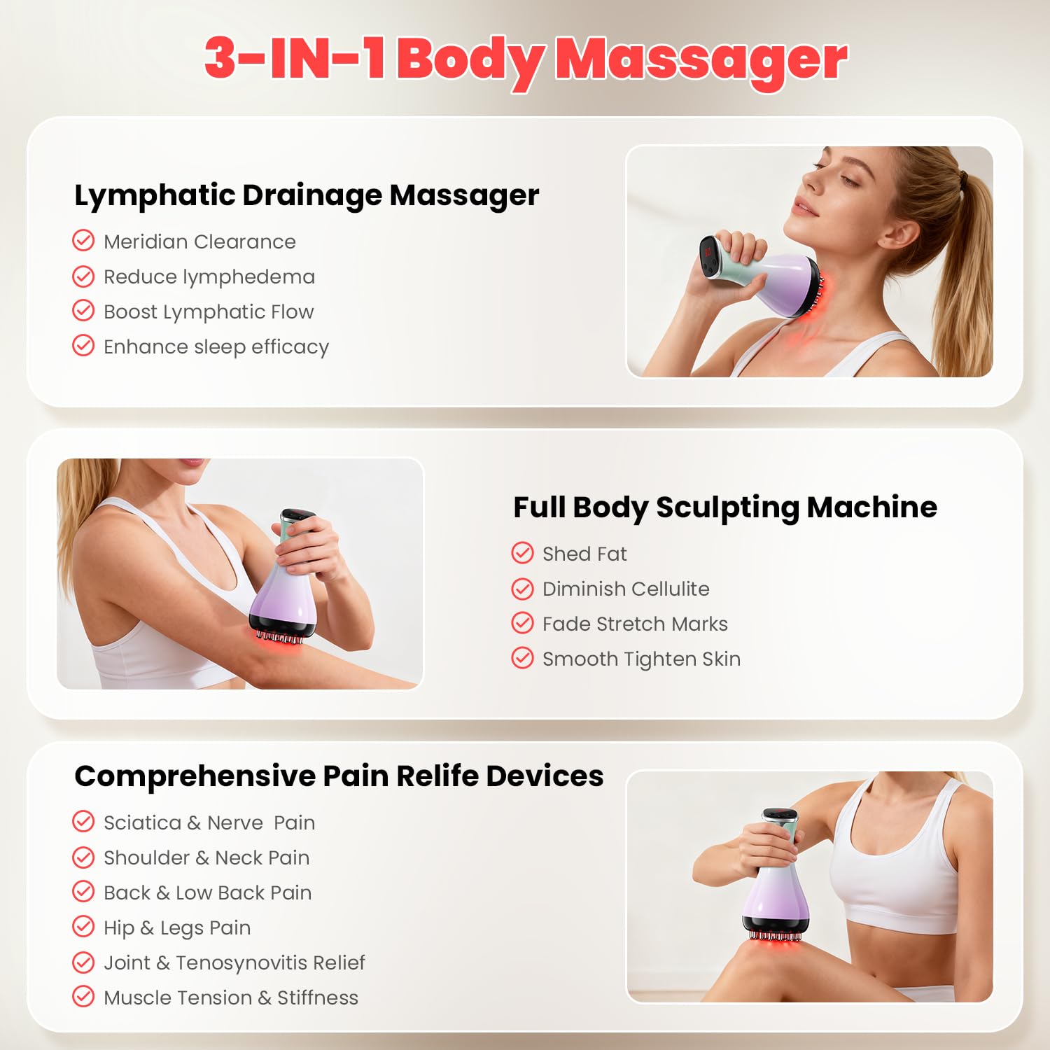 AIHEU full-body sculpting device for targeted shaping and muscle relaxation