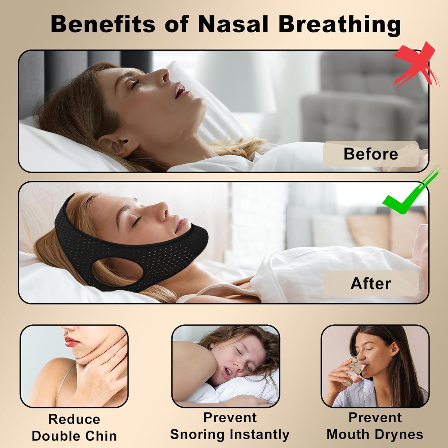 Aikaplus unisex sleep apnea device designed for both men and women