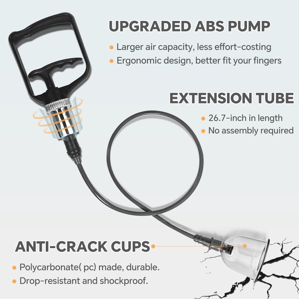 AIKOTOO Cupping Kit neck and shoulder cups soothe tension and improve mobility.