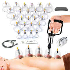 AIKOTOO cupping set with 24 cups for full-body massage benefits