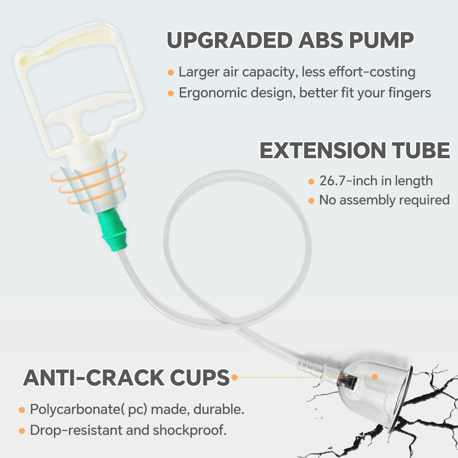 AIKOTOO cupping set focused on back pain with targeted suction for at‑home massage.