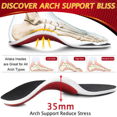 Ailaka deep heel cradle supports alignment and balance