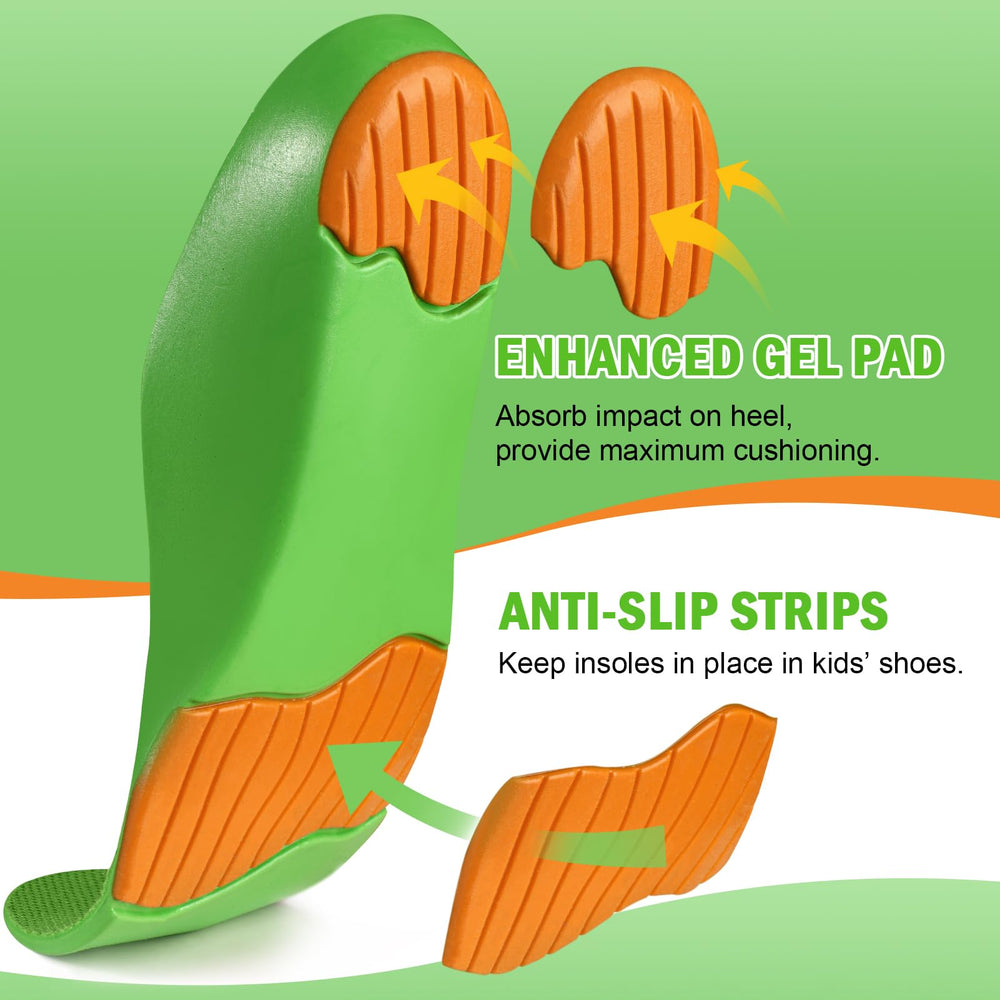 Ailaka PU foam insoles delivering premium cushioning for active kids