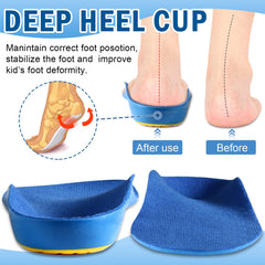 Ailaka PU foam insole provides soft cushioning for growing feet