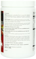 AIM Herbal Fiberblend raspberry powder scoop demonstrates easy measuring