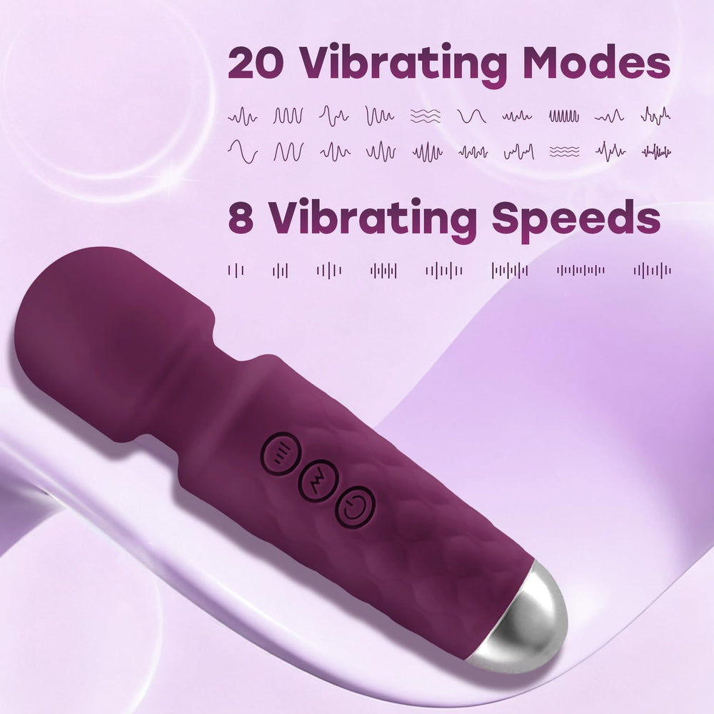 AImassa wand with physical buttons for quick on-the-go control.