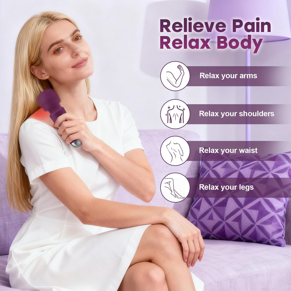 AImassa wand rechargeable for cordless massage sessions.