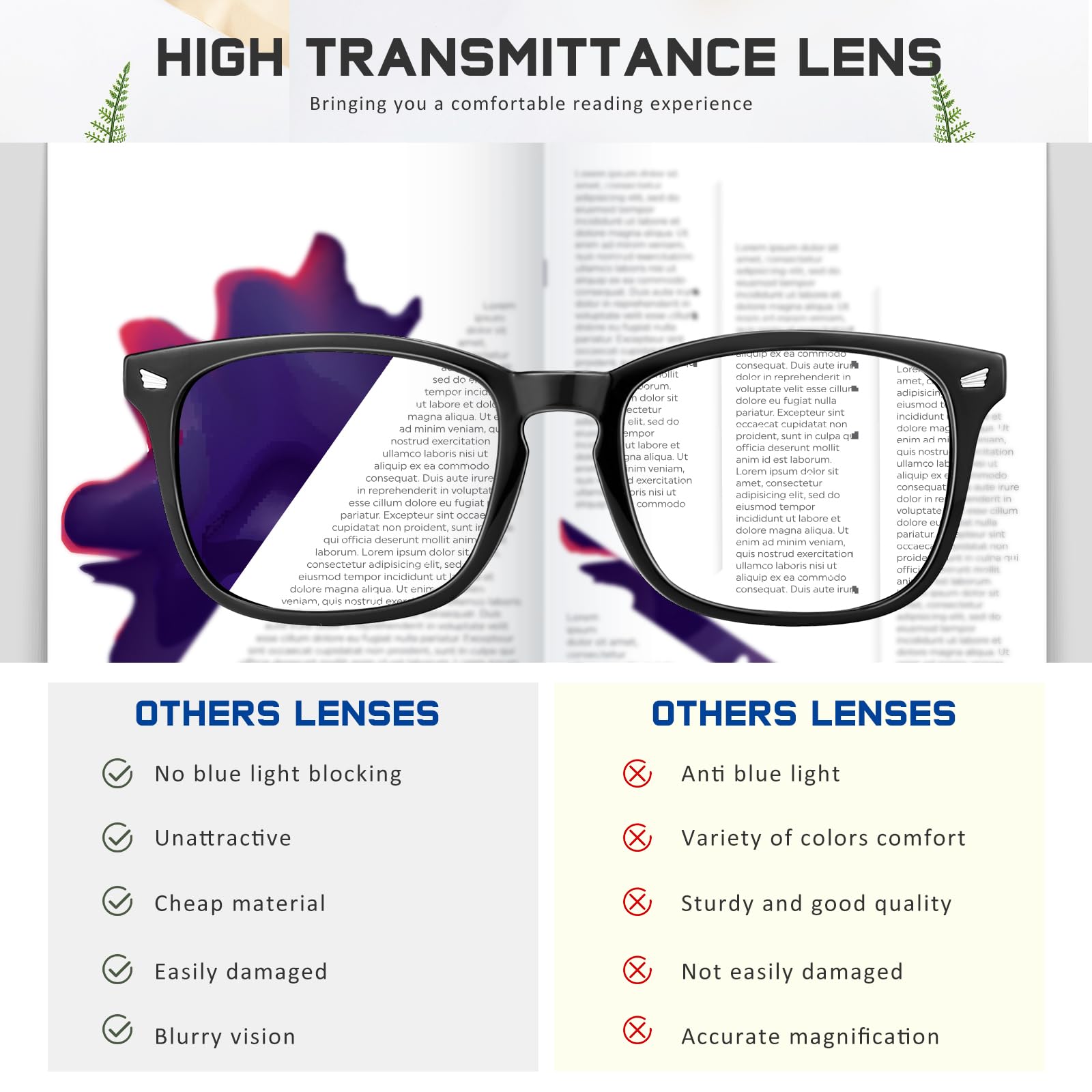 AIMISUV comfort-fit lightweight frames for long reading sessions.
