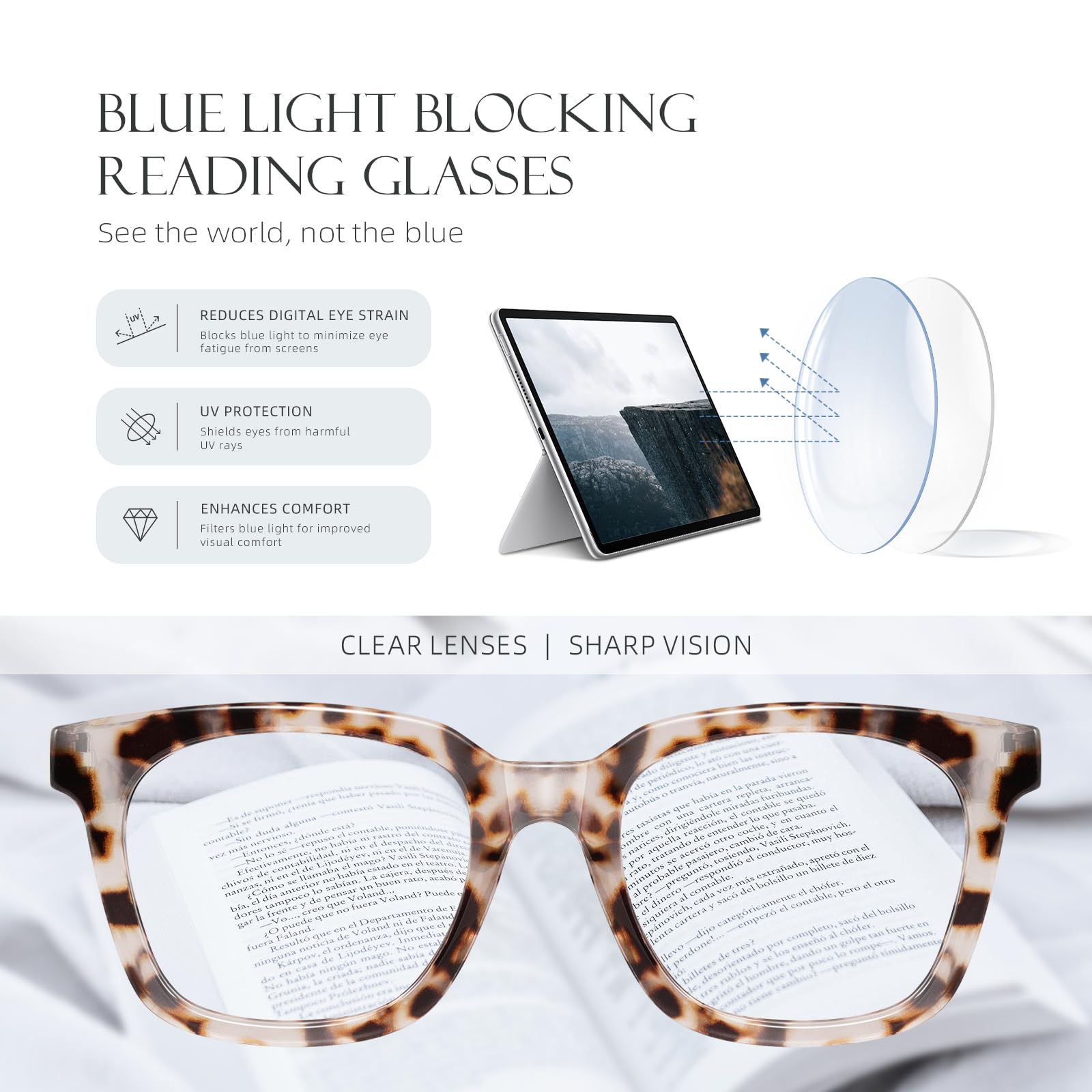 AIMISUV reading glasses gift set a stylish practical present.