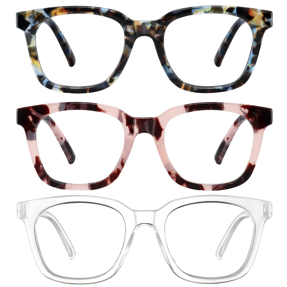 AIMISUV reading glasses with blue-light blocking lenses for clearer screen time