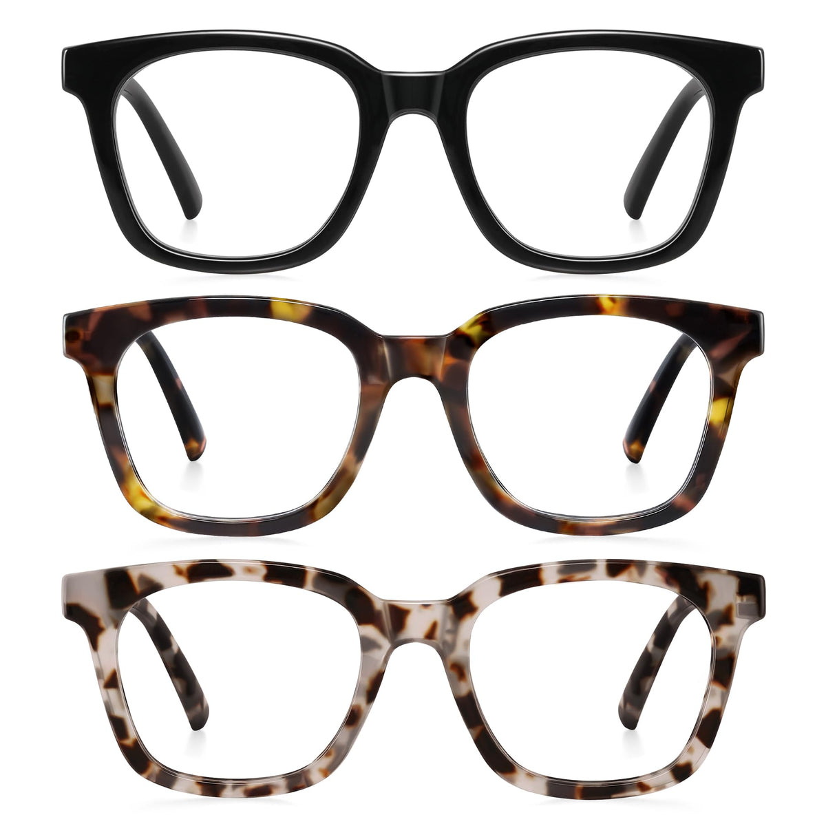 AIMISUV reading glasses with blue light blocking for comfortable screen time.
