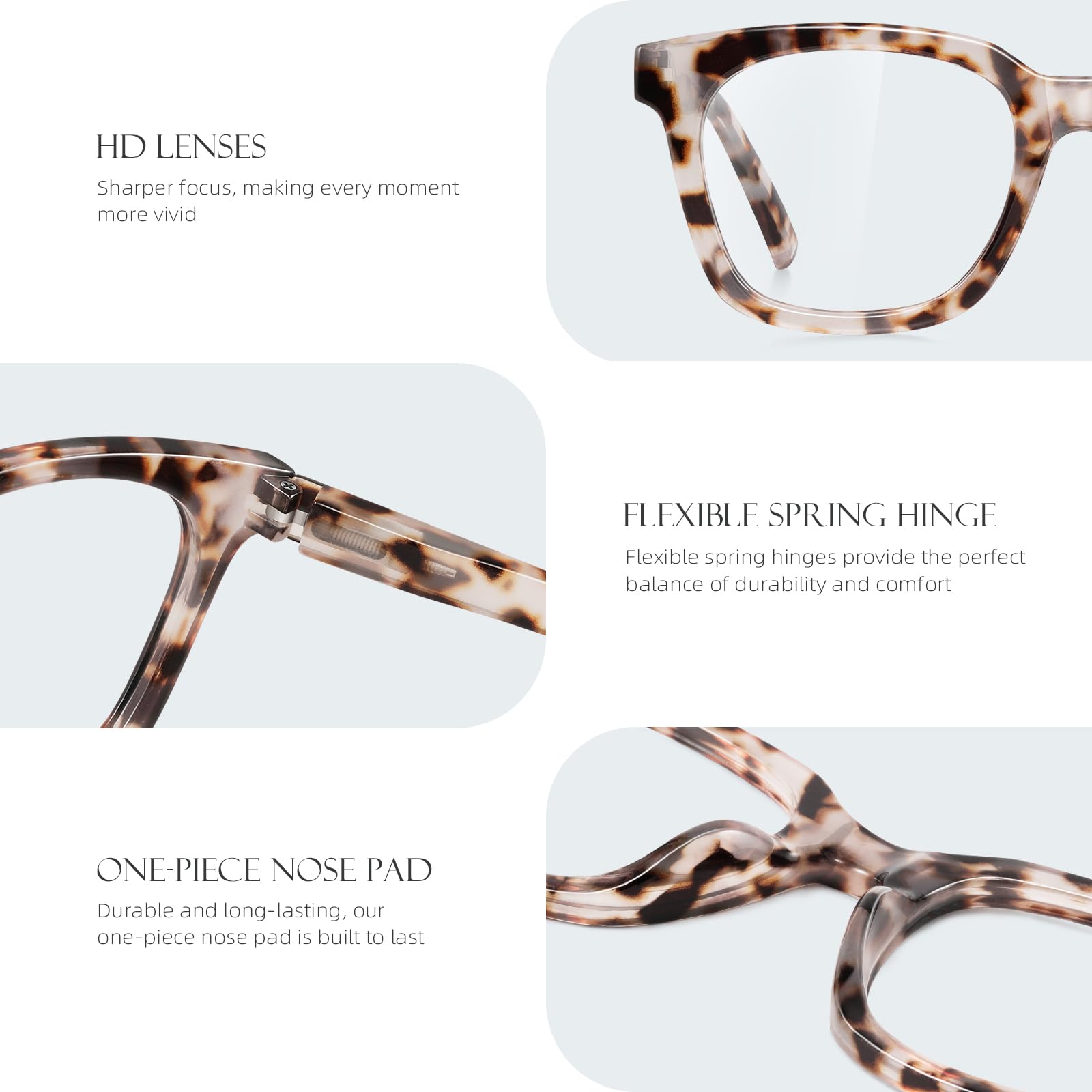 AIMISUV three-pack reading glasses for versatile daily wear.