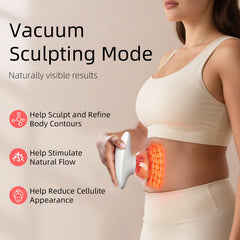 Aimmbiuty 3-in-1 body sculpting machine side view showing compact design
