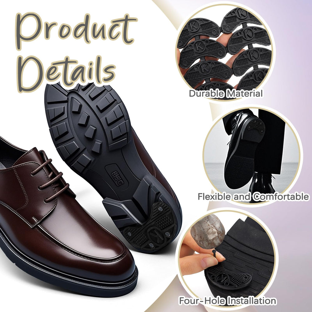 AIQINHU boot heel repair application demonstrating easy DIY maintenance