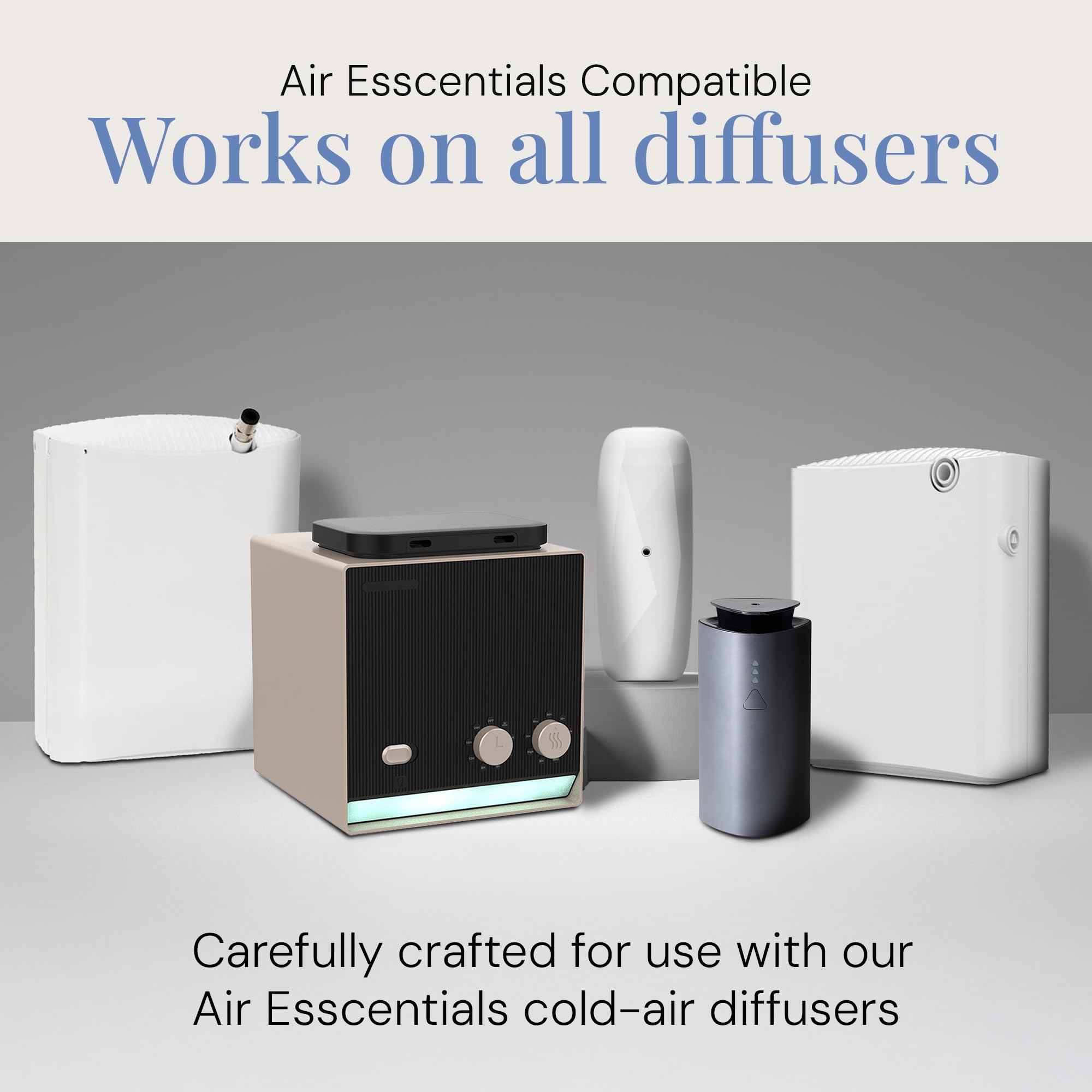 Gift packaging image shows premium Air Esscentials aroma oil presentation.
