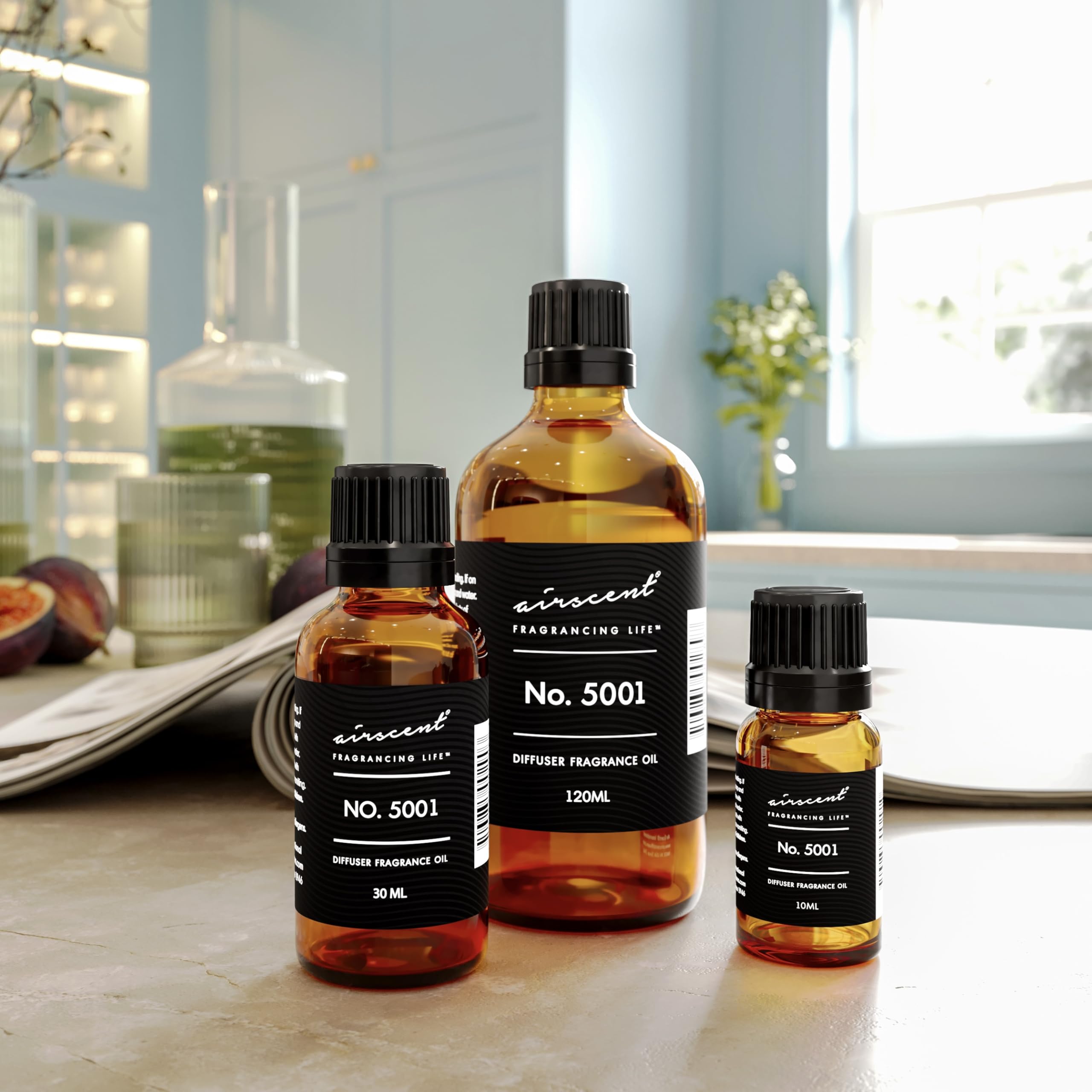 Air-Scent Baccarat Rouge diffuser oil in use for a refined aroma
