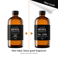 Pouring Air-Scent Capri Brezza oil for diffuser use and crafting projects.
