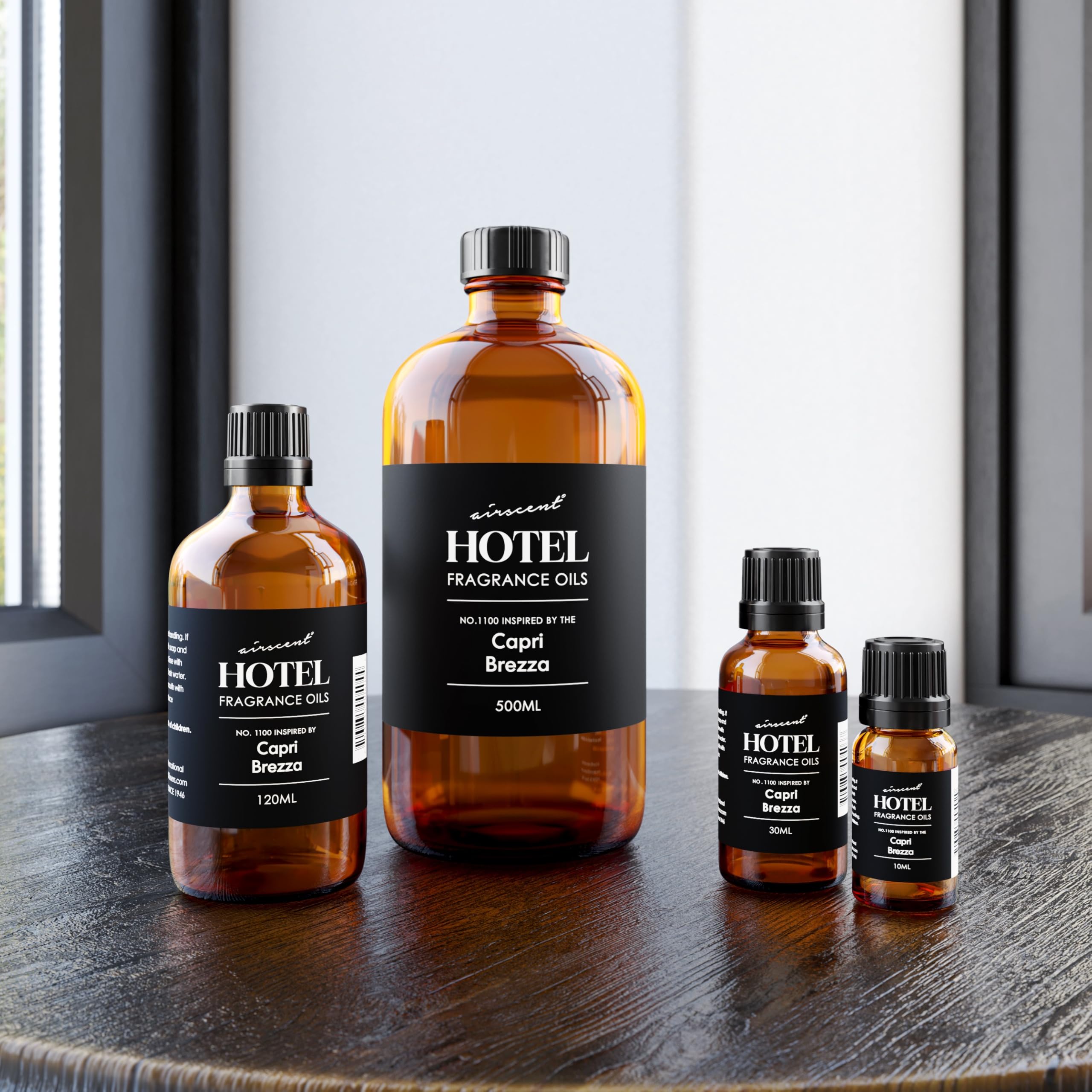 Air-Scent Capri Brezza pet-friendly label communicates safe inhalation for homes