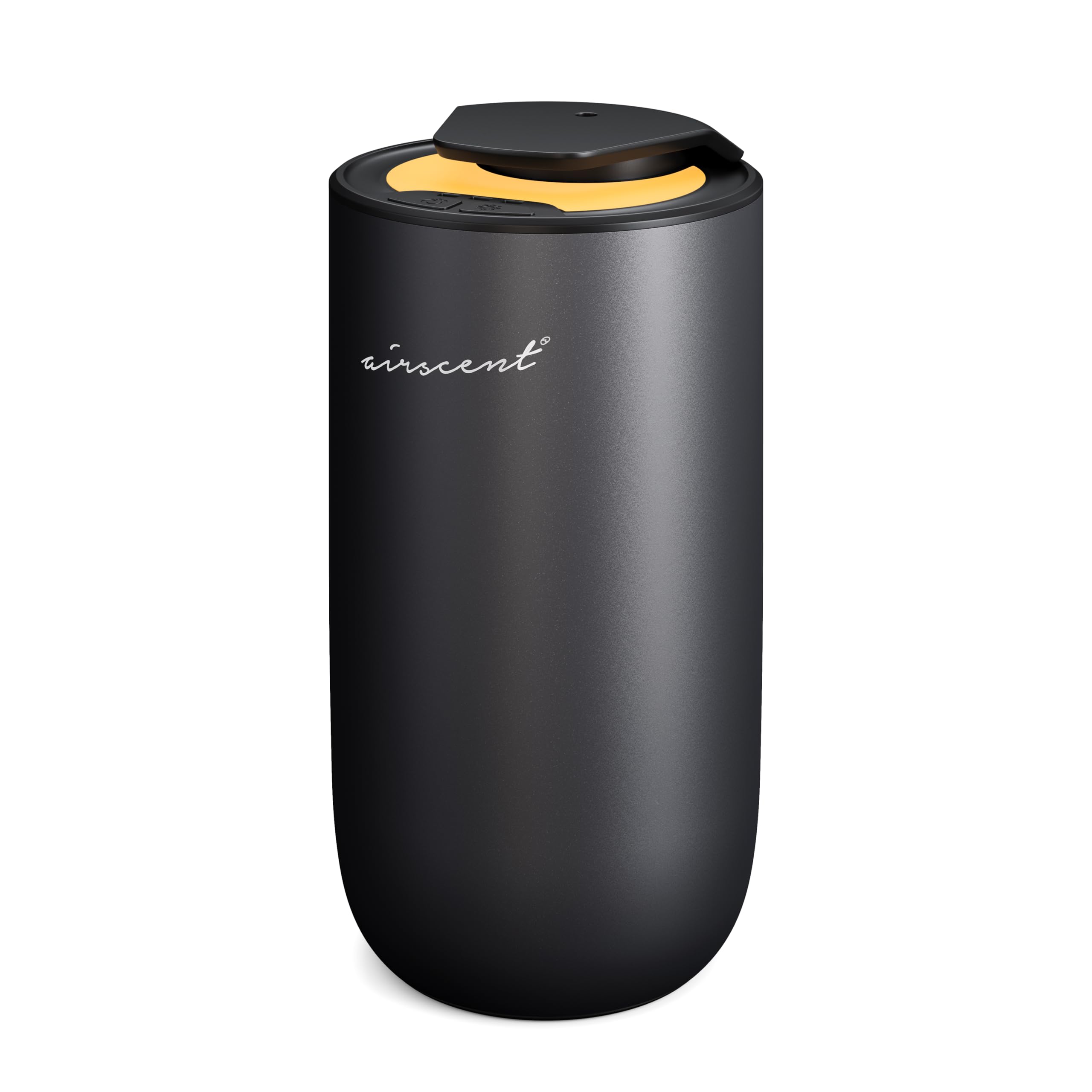 Air-Scent mini waterless diffuser in titanium black finish for stylish scenting at home
