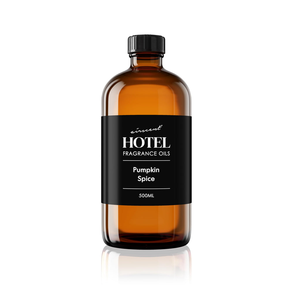 AirScent Pumpkin Spice Diffuser Oil bottle showing rich fall fragrance and color