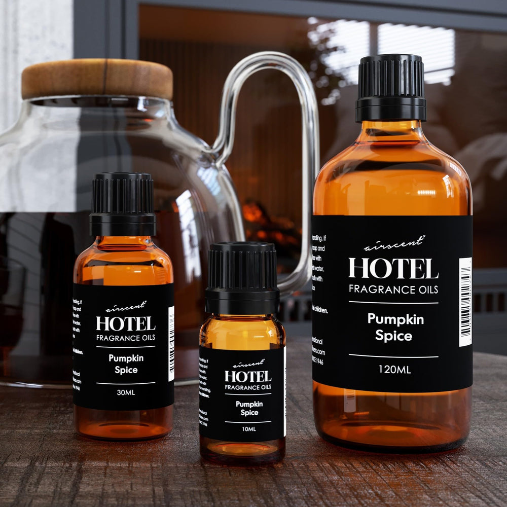 AirScent Pumpkin Spice Diffuser Oil packaging for storage and gifting