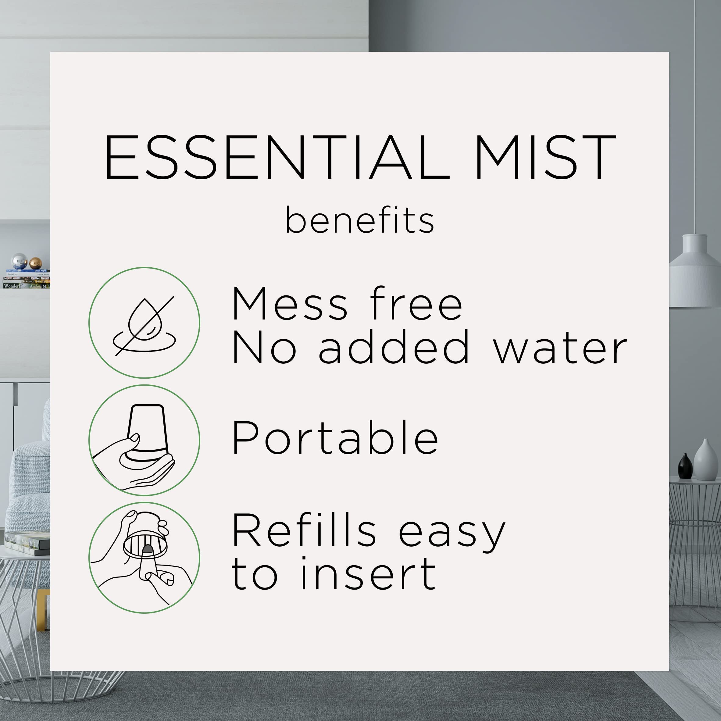 Air Wick Essential Mist Coconut and Pineapple refill brings tropical aroma to your home.