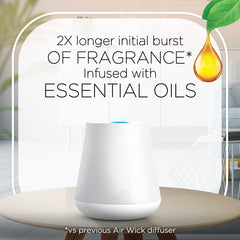 Air Wick Essential Mist Mandarin Sweet Tangerine refill provides a bright, zesty scent