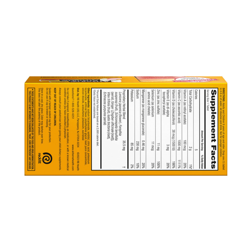 Airborne 36-count box front view