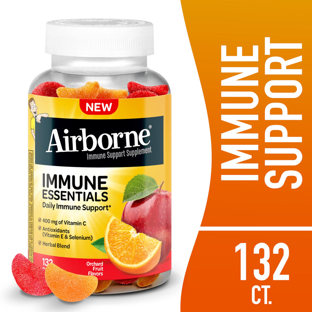 Airborne Immune Essentials 2-pack packaging designed for family use.