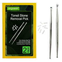 Airgoesin tonsil stone removal tool kit for precise extraction and hygienic use.
