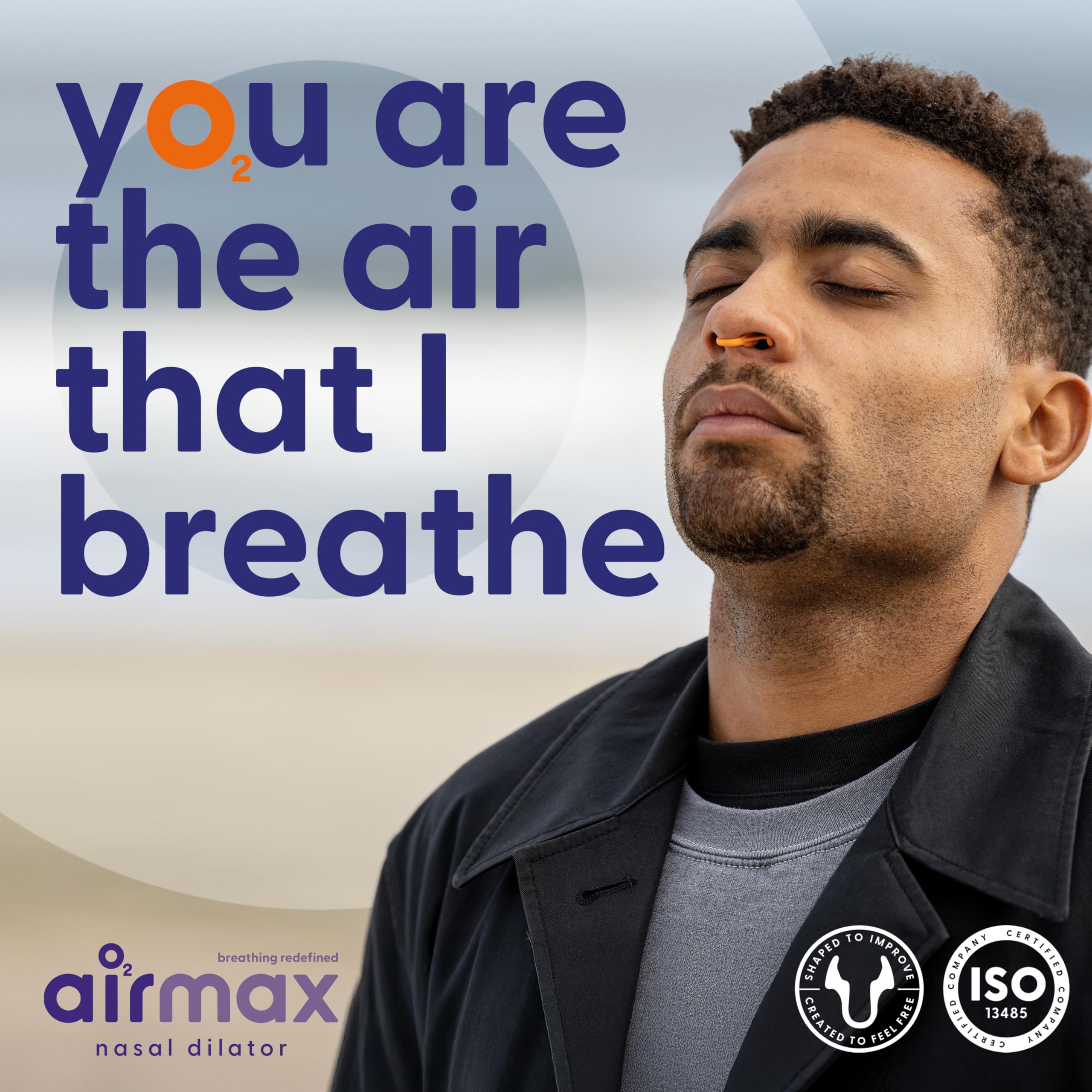 Air Max nasal dilators storage box included for hygienic long-term use