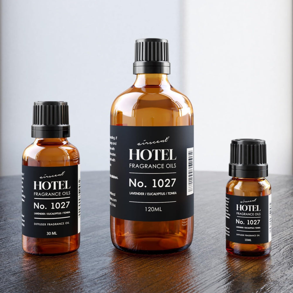 Air-Scent 1027 glass bottle with dropper packaging