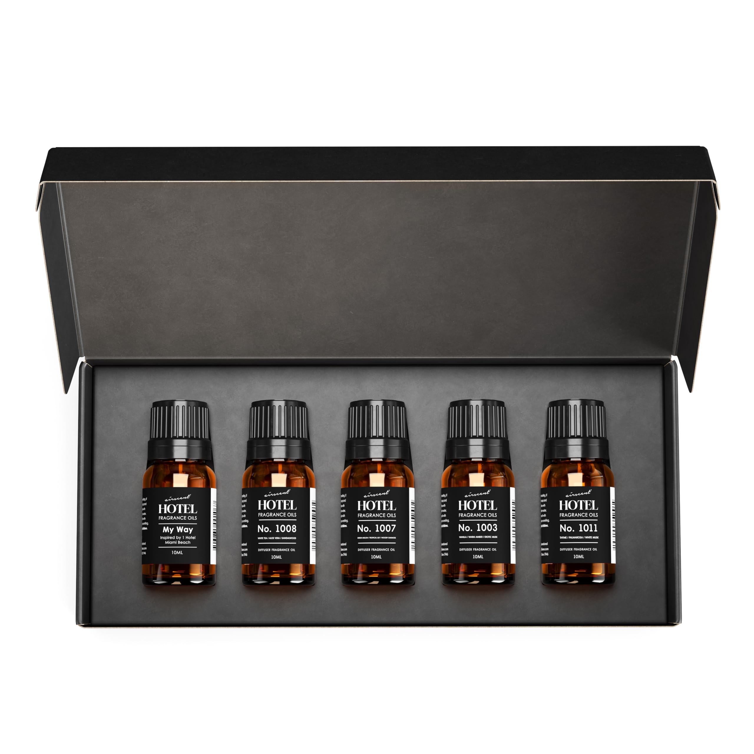 AirScent My Way hotel diffuser oil bottle for luxury ambiance