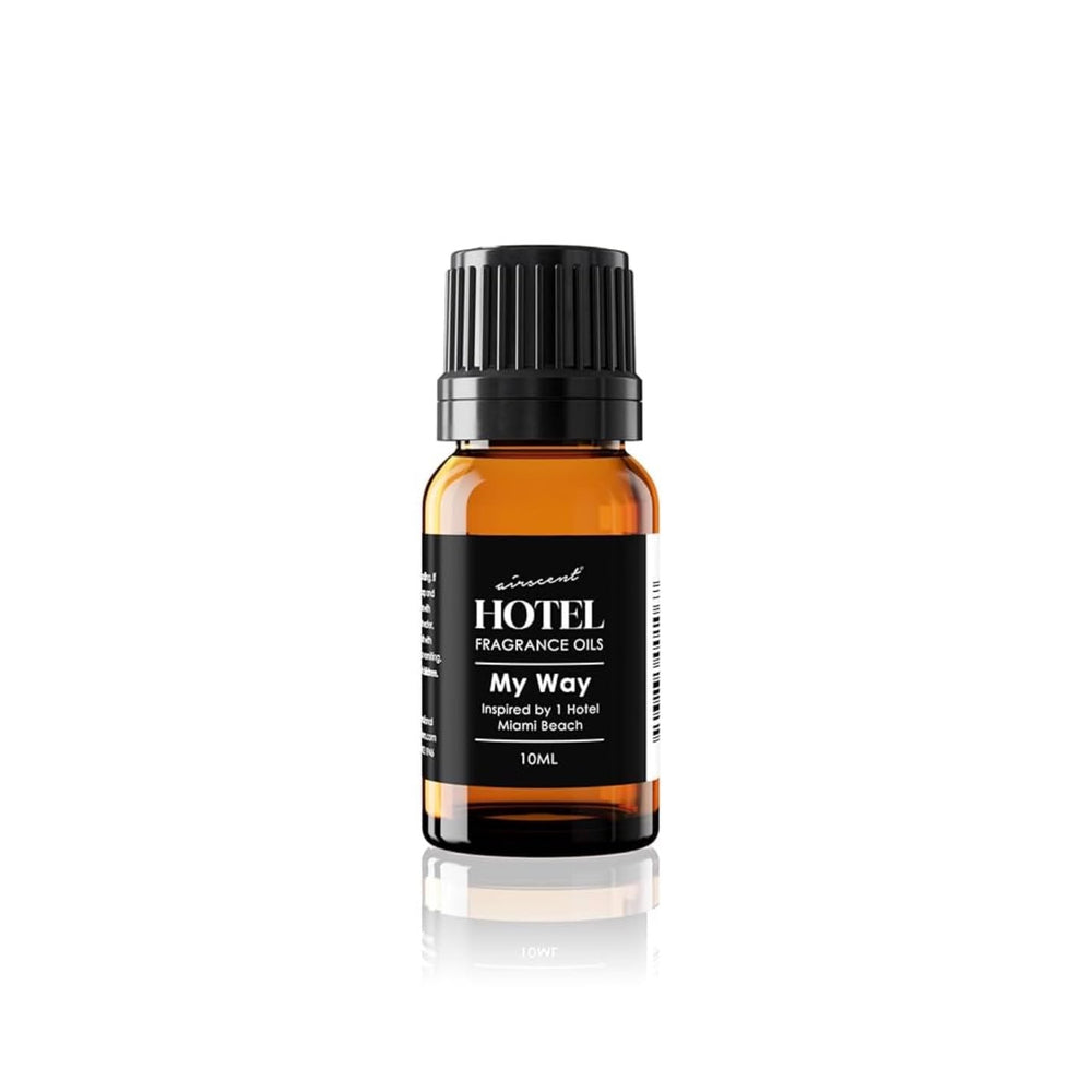 AirScent My Way diffuser oil bottle front view for a warm ambient scent