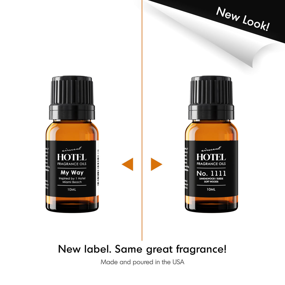 AirScent My Way diffuser oil label close-up highlighting premium fragrance blend