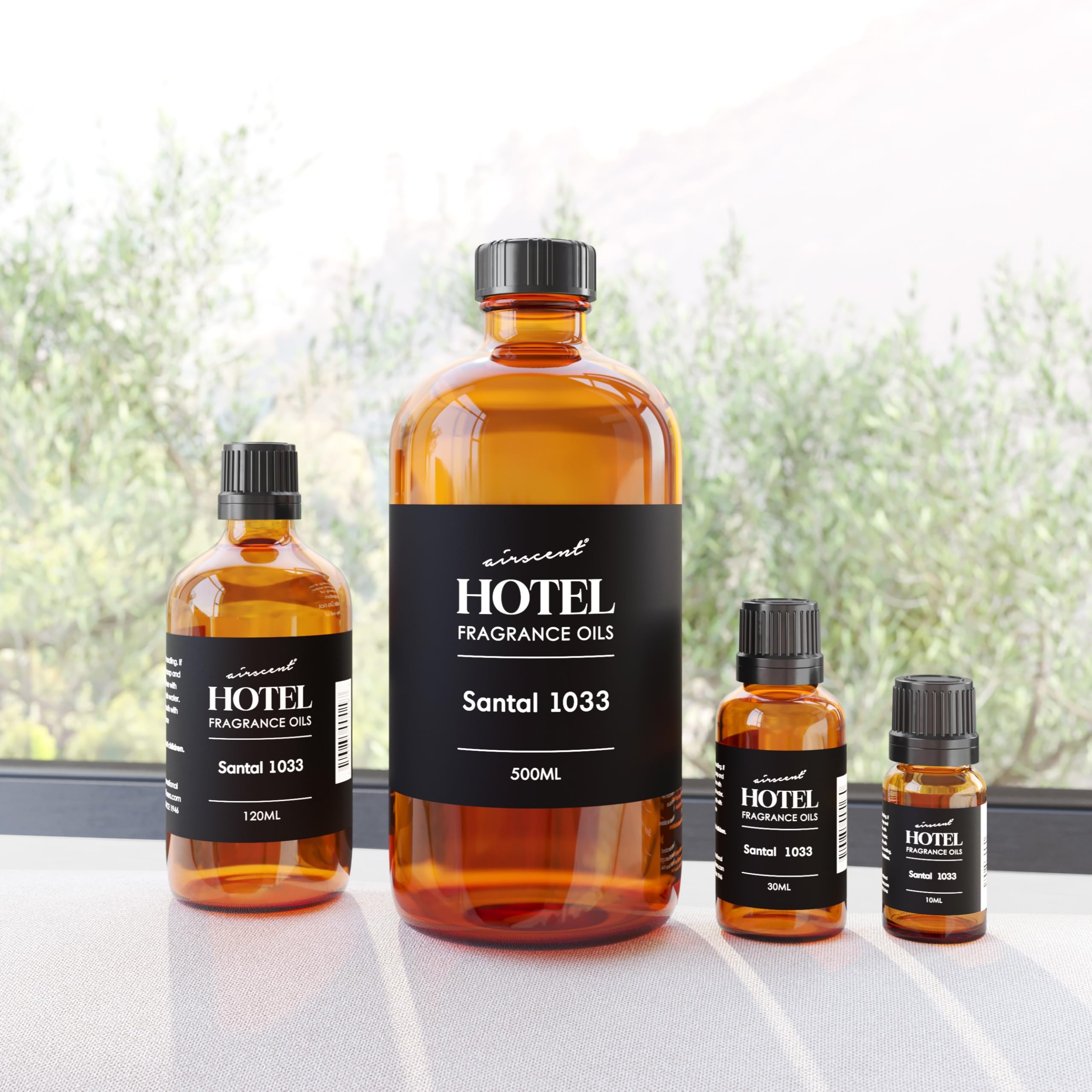 Air-Scent Santal oil used in a crafting project like a candle