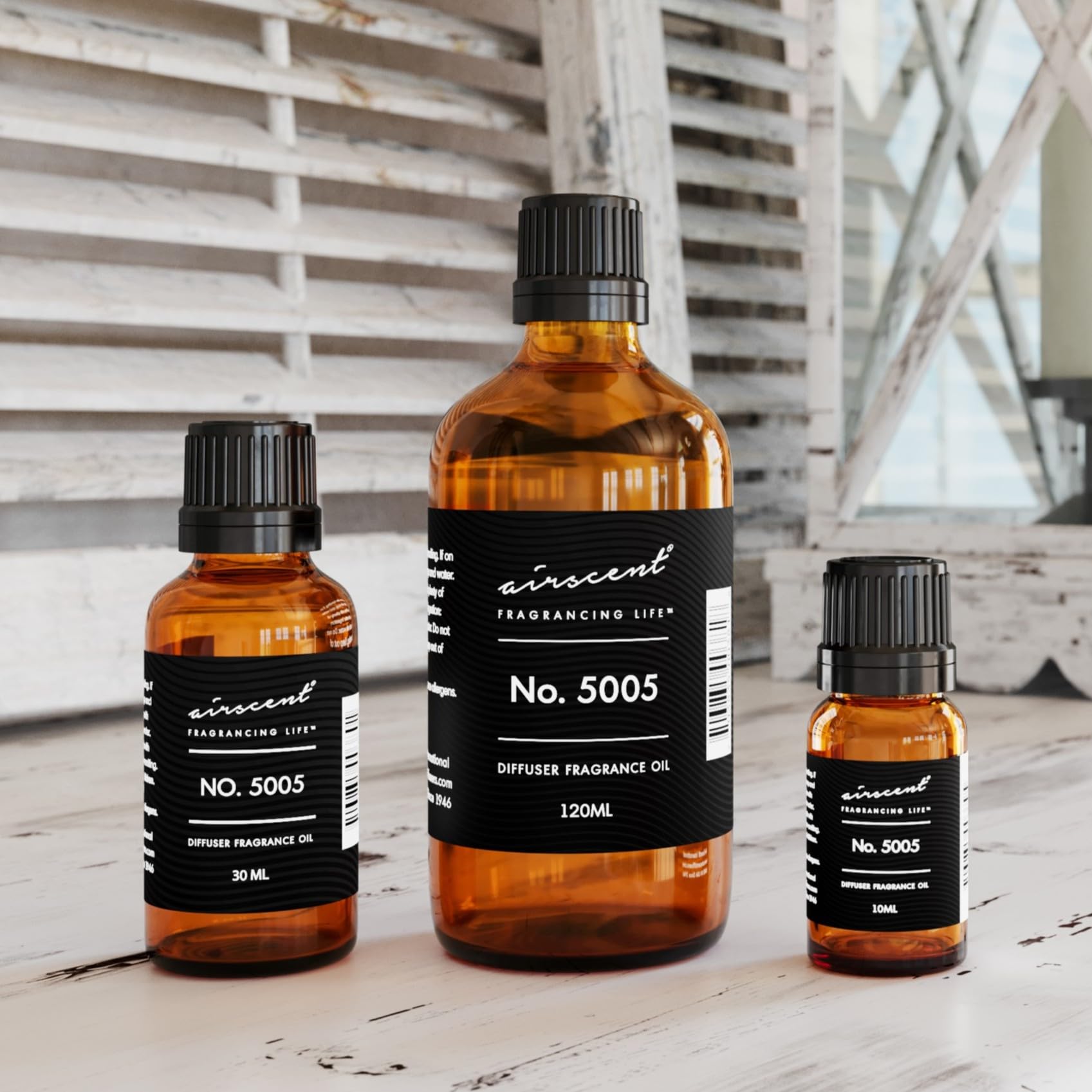 Air-Scent Oud Wood 5005 on display signals diffuser compatibility