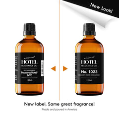 Air-Scent woody floral notes bottle pour delivering warm diffuser experience.