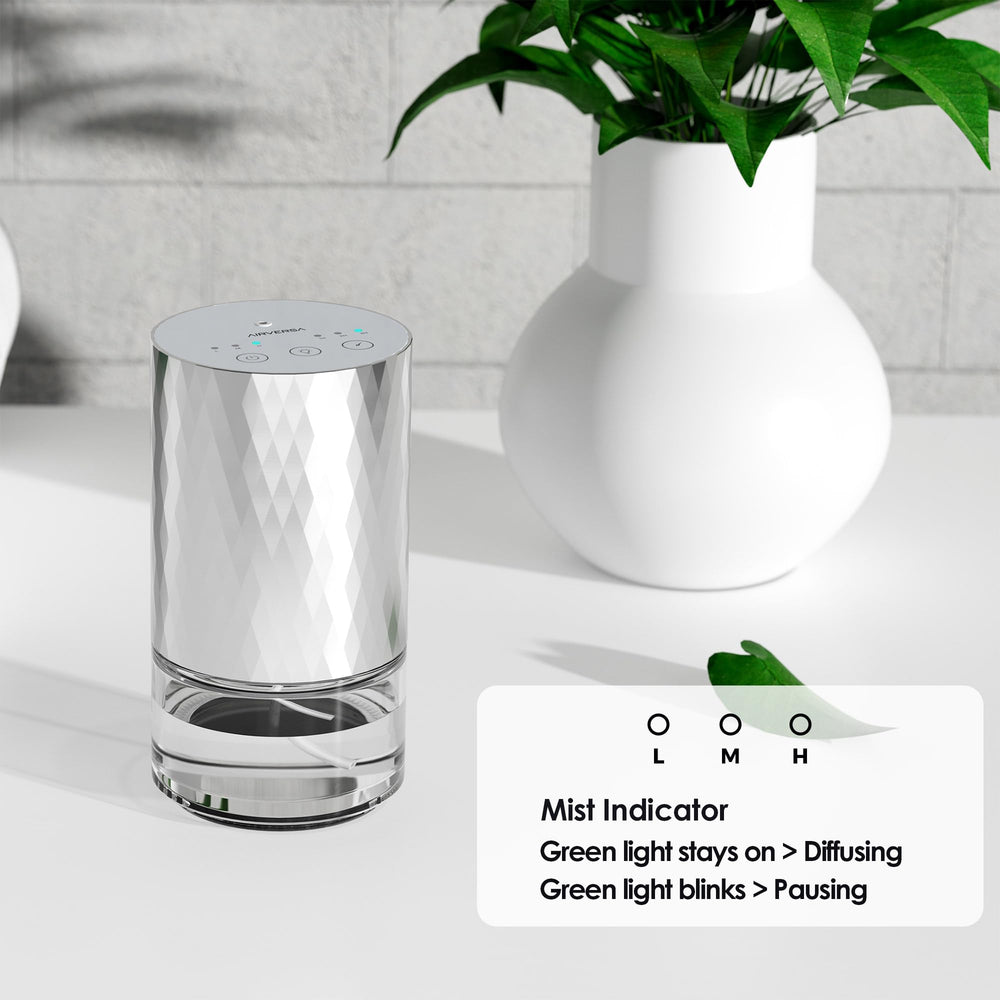 Airversa 100ml glass bottle diffuser offering rich aroma diffusion in compact form
