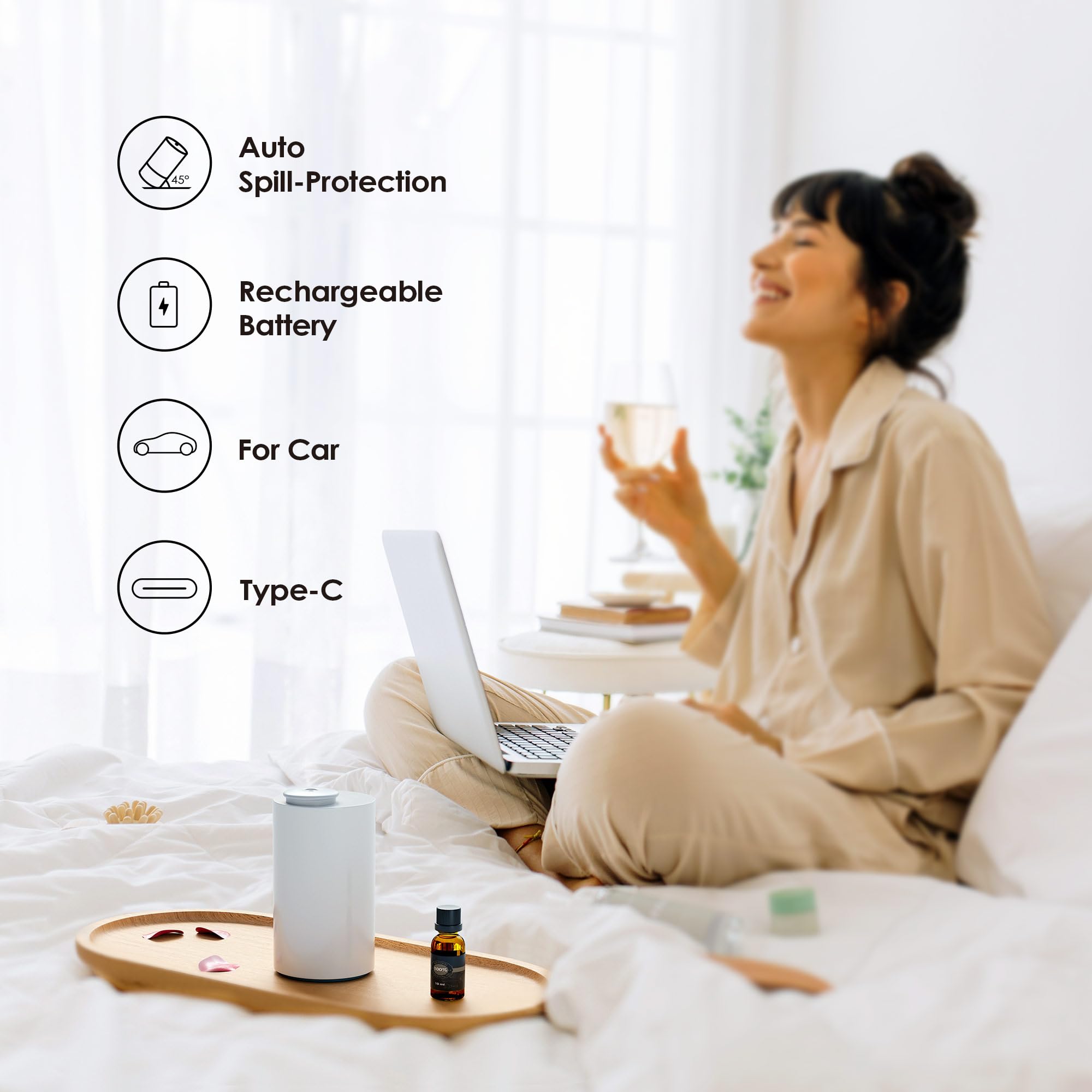 Airversa AN6 Three Timers help schedule fragrance duration