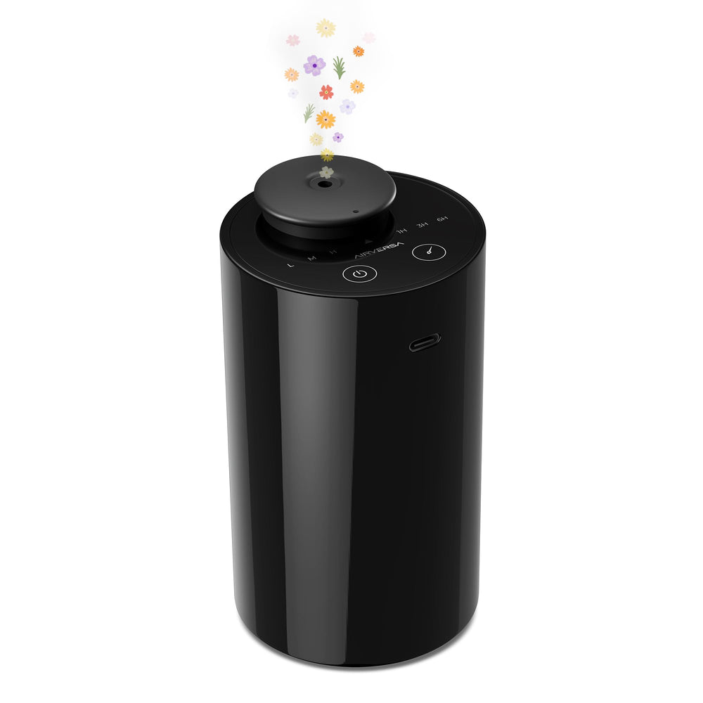 Airversa AN6 waterless diffuser front view shows compact, portable design.