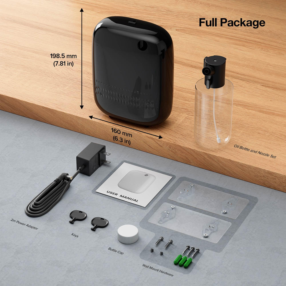 Airversa ANW Black diffuser 400ml bottle for long-lasting fragrance.