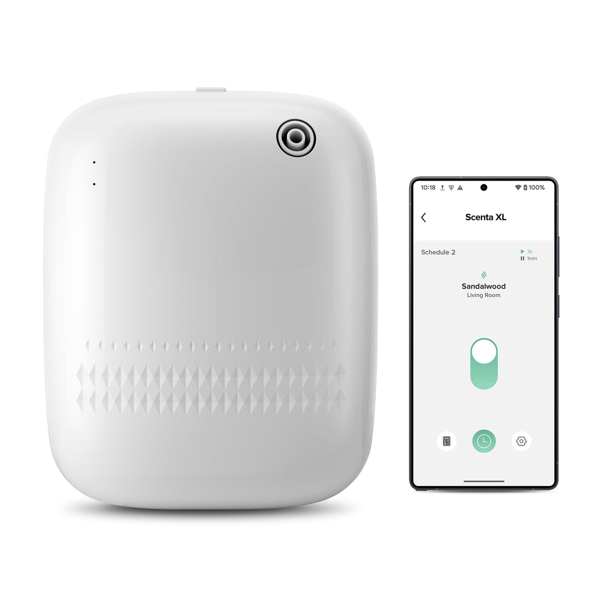 Airversa ANW-White waterless diffuser front view for large spaces.