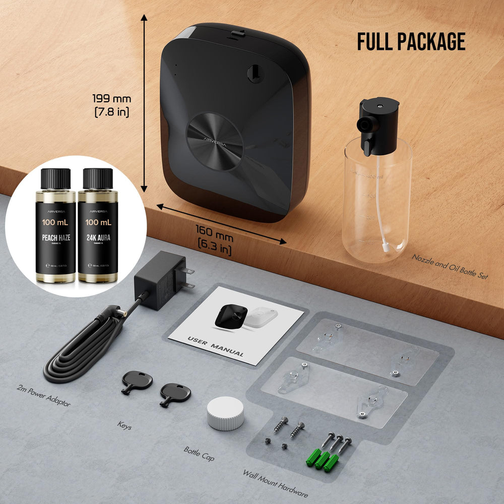 Airversa diffuser in a modern office demonstrates steady scent.