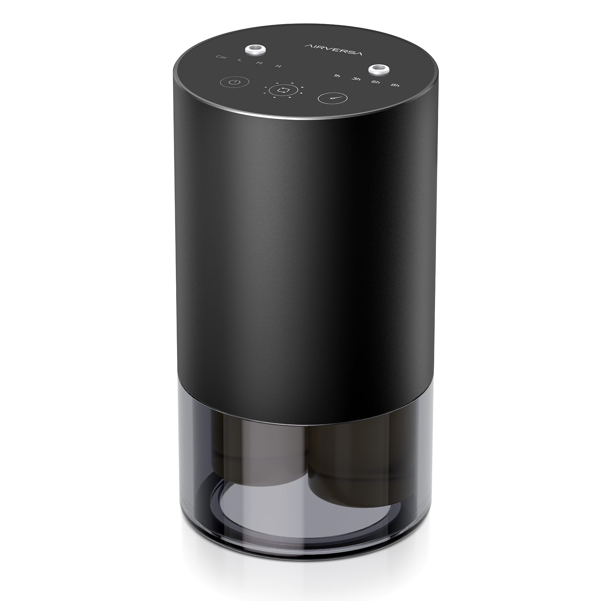 Airversa Dual-Nozzle Diffuser top-panel controls for easy scent switching.