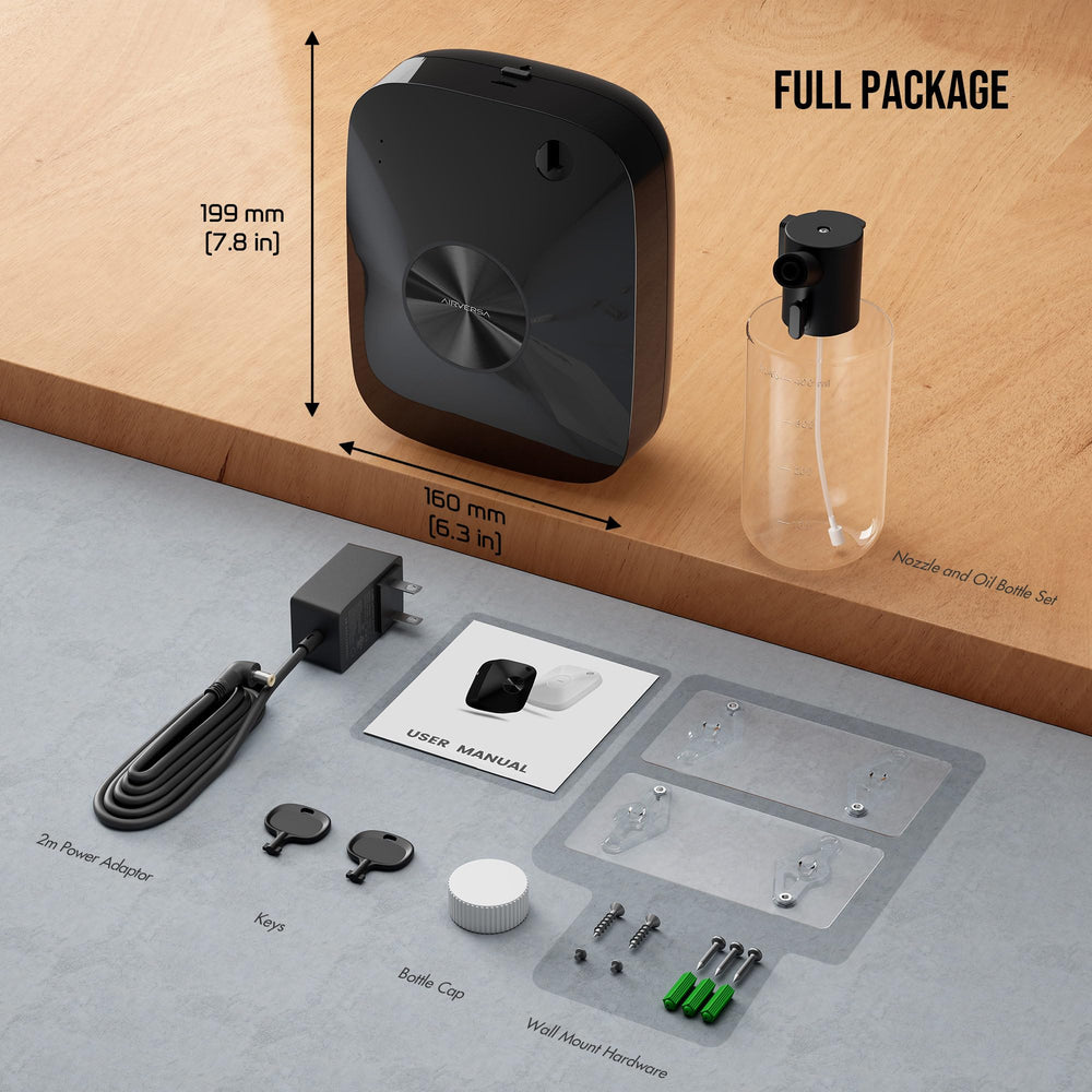 Airversa key-lock feature secures controls in shared environments.