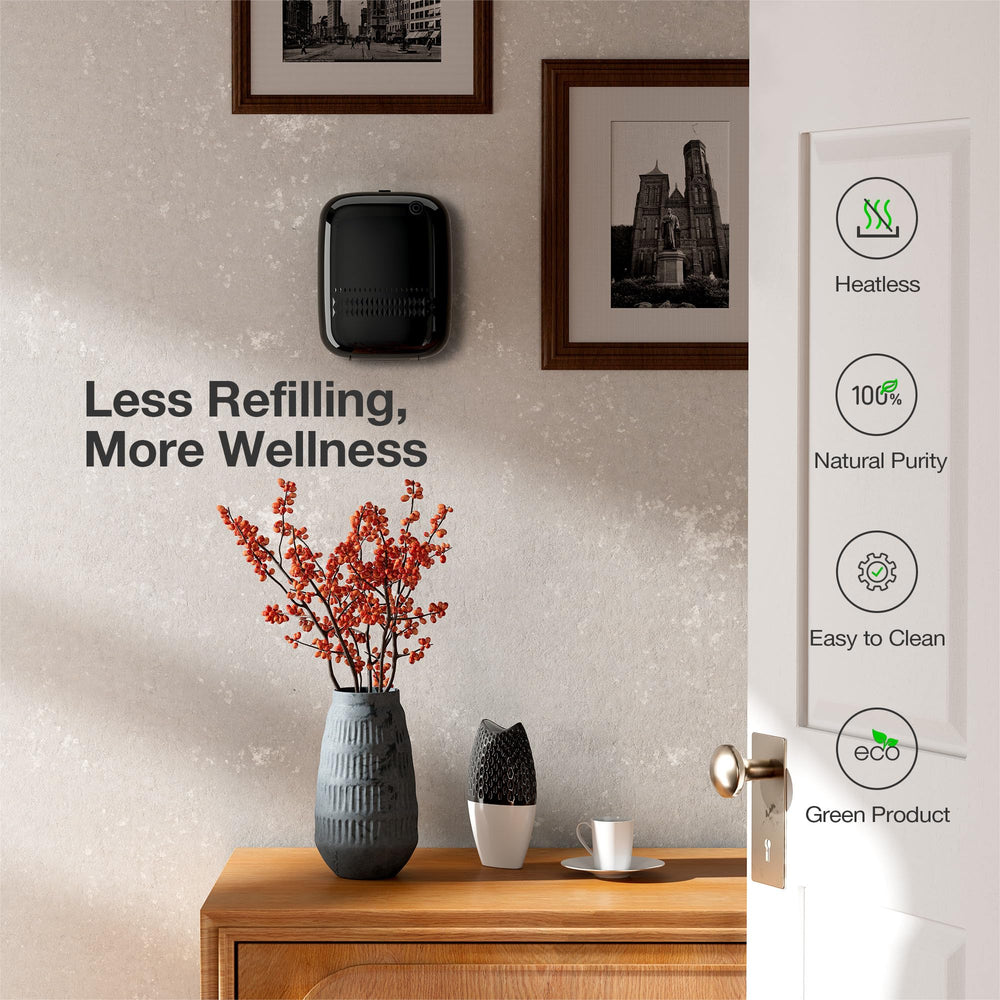 Airversa wall-mount capability demonstrates space-saving placement potential.