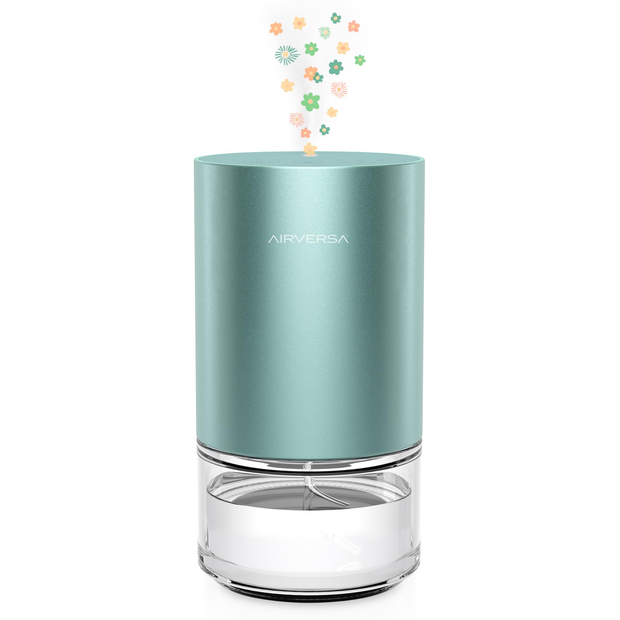 Airversa waterless diffuser with 100ml glass bottle for long-lasting fragrance.