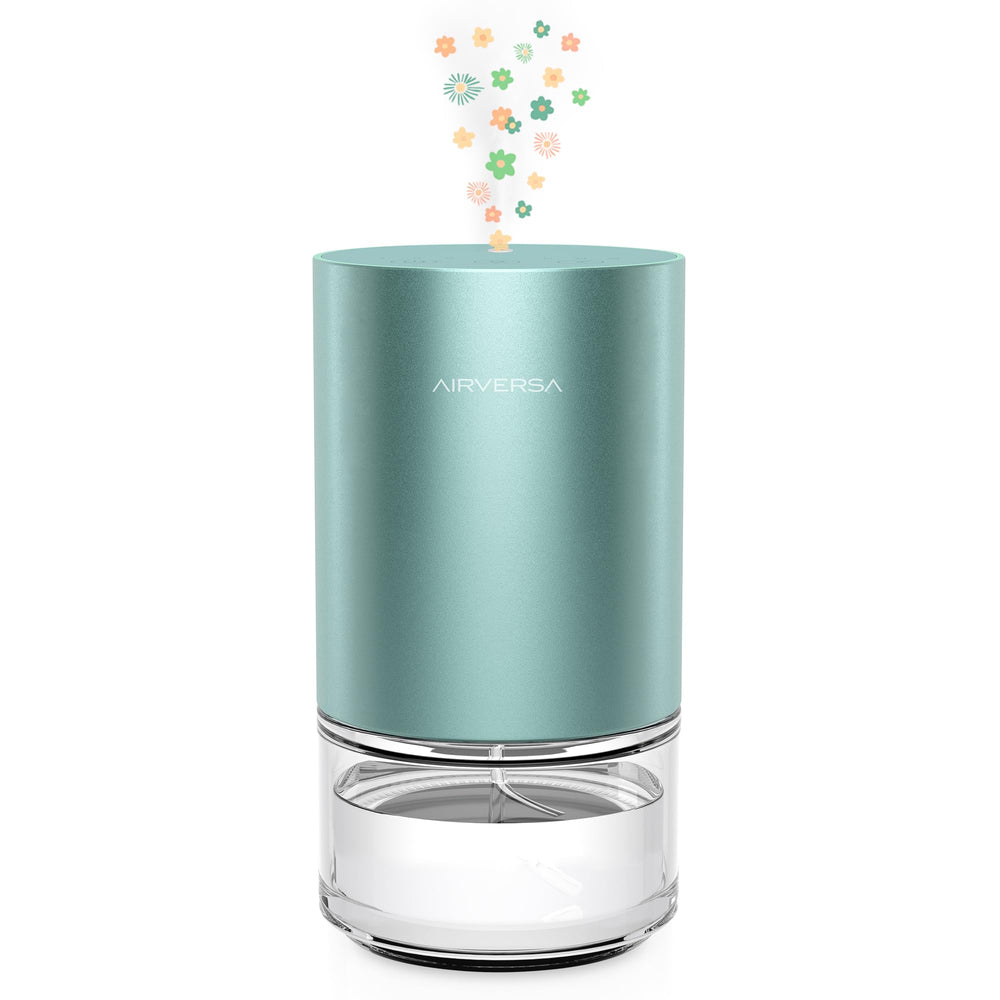 Airversa waterless diffuser with 100ml glass bottle for long-lasting fragrance.